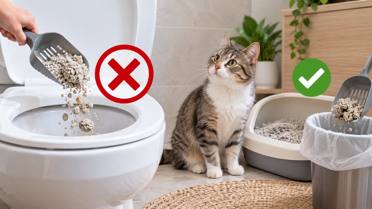 • Bentonit kedi kumu klozete dökülür mü?