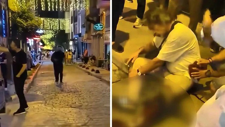 Beyoğlu'nda köpek kavgası bıçaklı saldırıya dönüştü