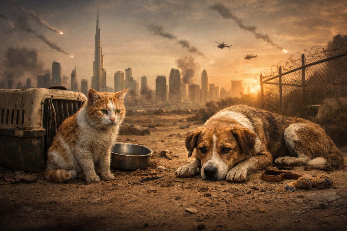 Dubai’den Kaçan Yabancılar Evcil Hayvanlarını Terk Ediyor