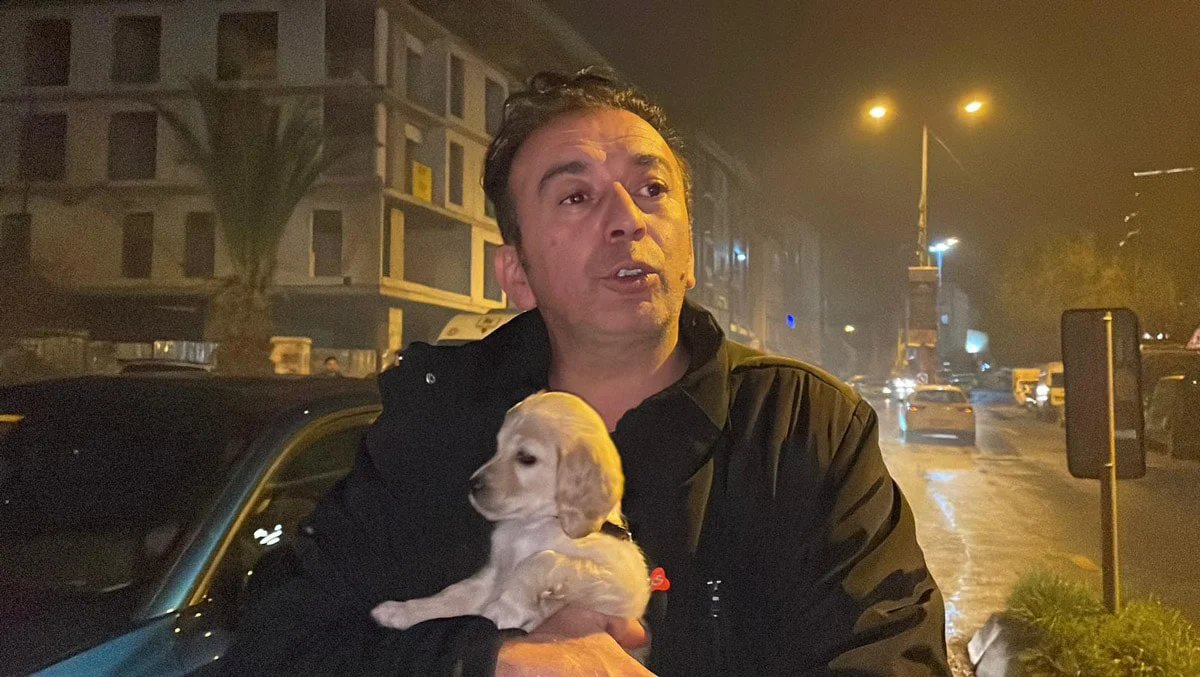 Kağıthane’de İş Hanında Yangın: 11 Kişi ve ‘Rex’ Adlı Yavru Köpek Kurtarıldı