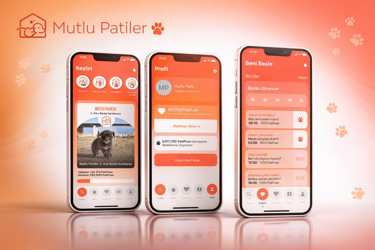 Mutlu Patiler Derneği’nden Sokak Hayvanları İçin Yenilikçi Mobil Uygulama