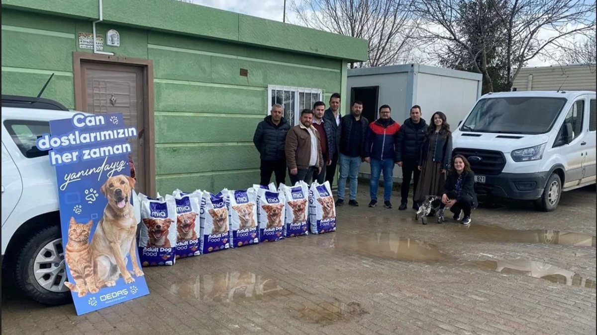 OEDAŞ’tan Sokak Hayvanlarına Destek: Barınağa 300 Kg Mama Bağışı