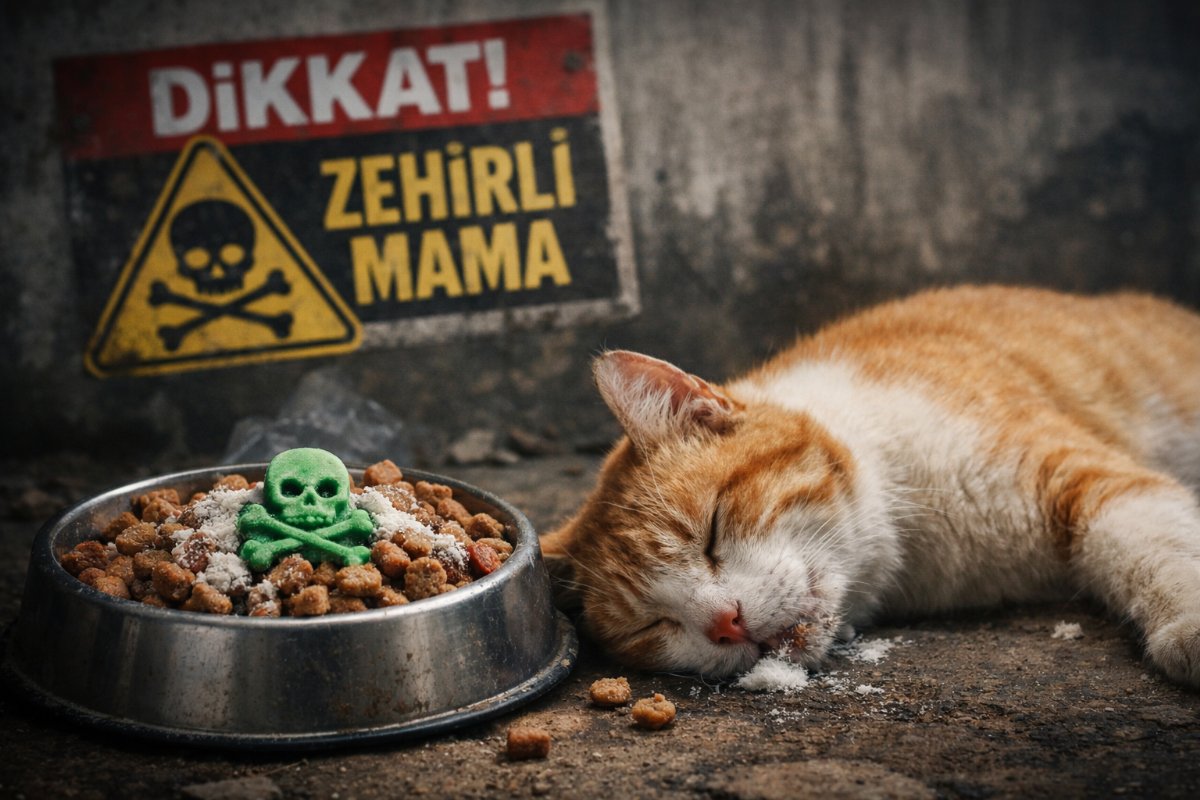 Sokak Kedilerinin Mamalarına Zehir Katıldığı İddiası: Çok Sayıda Kedi Öldü